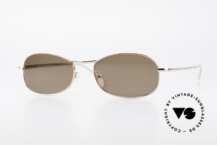 Helmut Lang SHL53A Minimalistische Titan Brille, HELMUT LANG vintage Designer Titanium Sonnenbrille, Passend für Herren