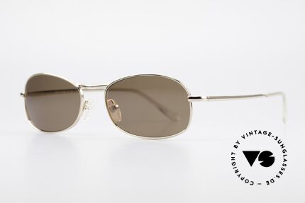 Helmut Lang SHL53A Minimalistische Titan Brille, Insider Sonnenbrille mit Kult-Status für Avantgardisten, Passend für Herren