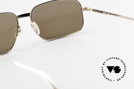 Helmut Lang SHL62A Titan Sonnenbrille Avantgarde, KEINE Retro-Sonnenbrille, ein 20 Jahre altes ORIGINAL!, Passend für Herren