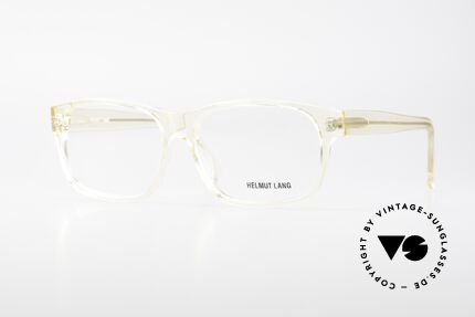 Helmut Lang 20-0001 Vintage Brillenfassung Kristall, HELMUT LANG vintage Herren Designer Brillenfassung, Passend für Herren