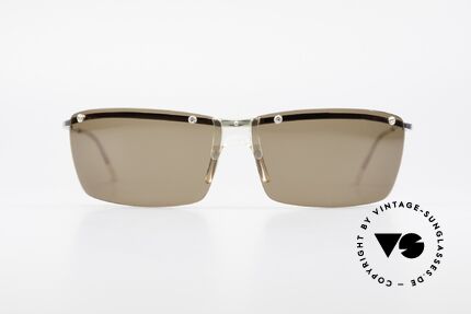 Helmut Lang SHL51A Sportliche Titan Sonnenbrille, stilvoll, elegant, puristisch, funktional, zeitlos, LANG, Passend für Herren