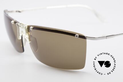 Helmut Lang SHL51A Sportliche Titan Sonnenbrille, enorm hochwertiges Modell & sehr angenehm zu tragen, Passend für Herren