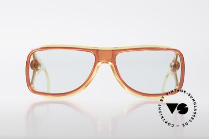 Playboy 4561 80er Monster Sonnenbrille, riesiger Optyl-Rahmen mit gigantischen Bügeln, Passend für Herren und Damen