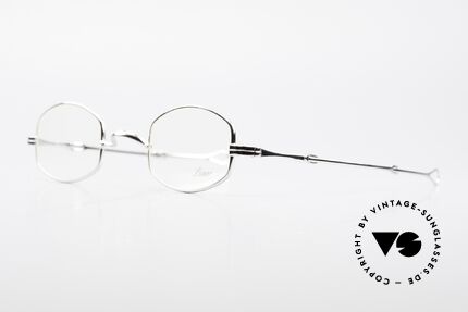 Lunor - Telescopic Ausziehbare Brillenfassung, Brillendesign in Anlehnung an frühere Jahrhunderte, Passend für Herren und Damen