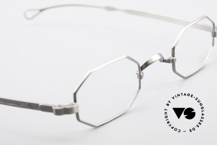 Lunor Octag Achteckige Vintage Brille, Lunor Brille kommt mit einem vintage Metzler-Etui, Passend für Herren