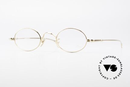 Lunor Oval Zeitlose Vintage Brille 90er, LUNOR = französisch für "Lunette d’Or" (Goldbrille), Passend für Herren und Damen