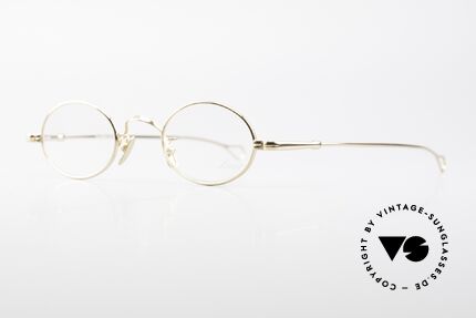 Lunor Oval Zeitlose Vintage Brille 90er, Brillendesign in Anlehnung an frühere Jahrhunderte, Passend für Herren und Damen