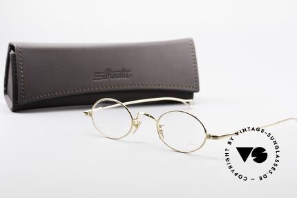 Lunor Oval Zeitlose Vintage Brille 90er, Größe: medium, Passend für Herren und Damen