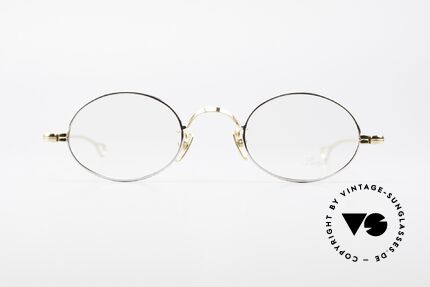 Lunor Oval Klassische Vintage Brille 90er, deutsches Traditionsunternehmen; made in Germany, Passend für Herren und Damen