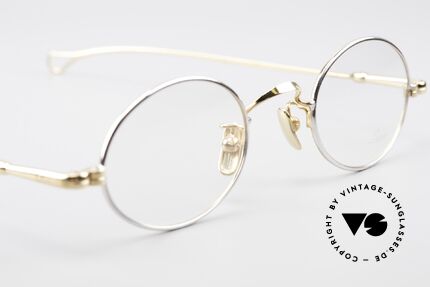 Lunor Oval Klassische Vintage Brille 90er, altes, ungetragenes LUNOR Einzelstück von ca. 1996, Passend für Herren und Damen