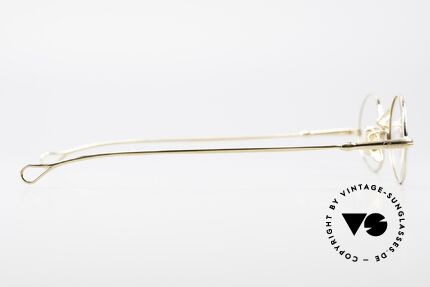 Lunor Oval Klassische Vintage Brille 90er, Lunor Brille kommt mit einem neuen Holzoptik-Etui, Passend für Herren und Damen