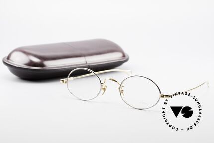 Lunor Oval Klassische Vintage Brille 90er, Größe: small, Passend für Herren und Damen