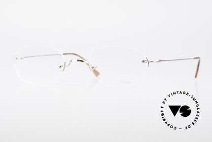 Lunor Rimless Randlose Vintage Brille 90er, LUNOR = französisch für "Lunette d’Or" (Goldbrille), Passend für Herren und Damen
