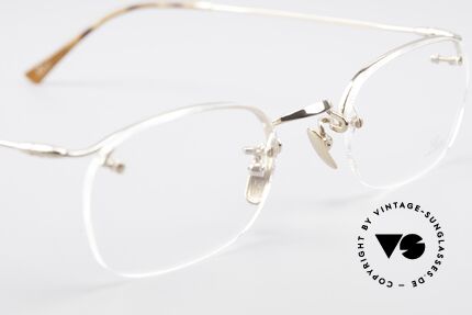 Lunor Classic Halb Randlose Vintage Brille, altes, ungetragenes LUNOR Einzelstück von ca. 1999, Passend für Herren und Damen