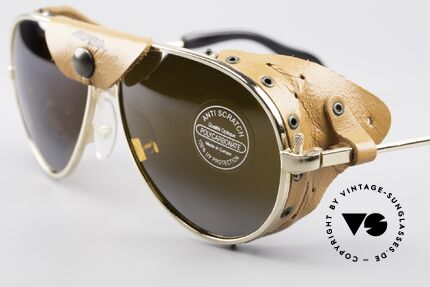 Alpina 3489 Arctis Sports Glacier Sonnenbrille, inkl. Halteband sowie abnehmbarer Augen- u. Nasenschutz, Passend für Herren und Damen
