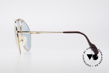 Alpina PC73 ProCar Serie Sonnenbrille - XL, vergoldete Fassung in XL Größe 63-14 (mit Chanel Etui), Passend für Herren