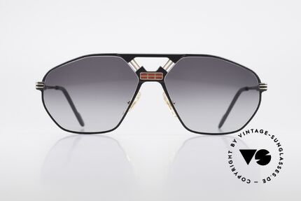 Ferrari F22 80er Luxus Sonnenbrille XL, sehr markantes Design von Brücke & Nasensteg, Passend für Herren