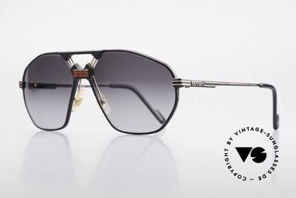 Ferrari F22 80er Luxus Sonnenbrille XL, beste italienische Verarbeitung, Federscharniere, Passend für Herren
