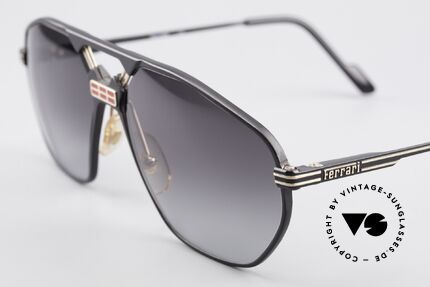 Ferrari F22 80er Luxus Sonnenbrille XL, ungetragen (wie all unsere Ferrari Sonnenbrillen), Passend für Herren