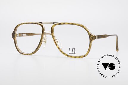 Dunhill 6077 80er Herren Vintage Brille, markante vintage Dunhill Brillenfassung von 1989, Passend für Herren