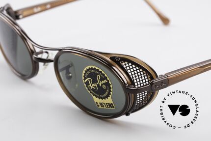 Ray Ban Chaos RB3140 Bausch Lomb Luxottica Hybrid, industrial Design erinnert an "Steampunk Stubkultur", Passend für Herren und Damen