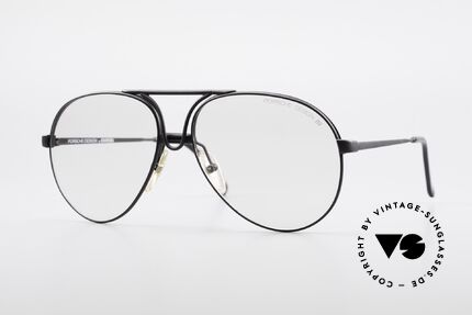 Porsche 5657 90er Wechselrahmen Brille, somit Sonnenbrille und Korrektionsbrille zugleich, Passend für Herren