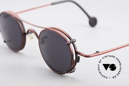 L.A. Eyeworks BODHI 427 Vintage Brille mit Sonnenclip, erstklassig: Funktionalität, Materialien & Verarbeitung, Passend für Herren und Damen