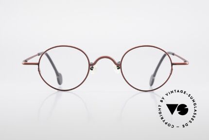 L.A. Eyeworks BODHI 427 Vintage Brille mit Sonnenclip, Größe: medium, Passend für Herren und Damen