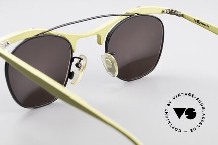 L.A. Eyeworks PLUTO II Vintage Sonnenbrille No Retro, graue Sonnengläser sind leicht-verspiegelt (100% UV), Passend für Herren und Damen