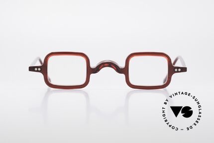 L.A. Eyeworks LALO 347 90er Vintage Brille No Retro, minimalistische Konstruktion geometrischer Formen, Passend für Herren und Damen