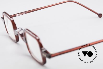 L.A. Eyeworks LALO 347 90er Vintage Brille No Retro, KEINE Retromode; ein altes ORIGINAL aus den 90ern, Passend für Herren und Damen