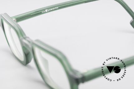 L.A. Eyeworks HANK 230 True Vintage 90er Fassung, ungetragenes Einzelstück (wie all unsere LAE Brillen), Passend für Herren