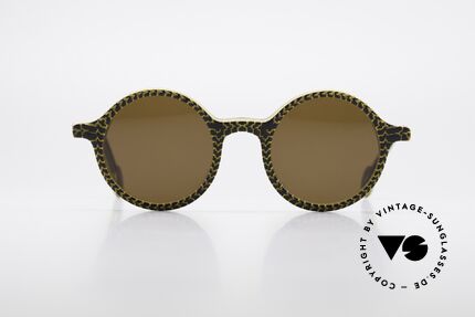 L.A. Eyeworks CHINO 751 Vintage Sonnenbrille Panto, mutige Designs entgegen aller konventionellen Trends, Passend für Herren und Damen
