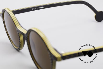 L.A. Eyeworks CHINO 751 Vintage Sonnenbrille Panto, KEINE Retromode; ein altes Original (Los Angeles '91), Passend für Herren und Damen