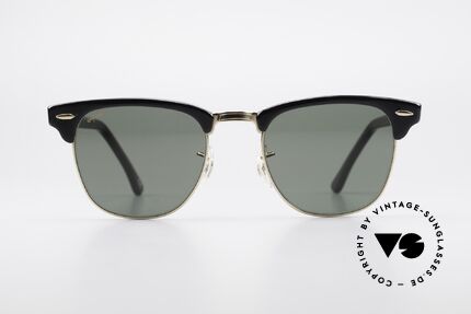 Ray Ban Clubmaster Bausch & Lomb USA W0365, Bausch&Lomb G-15 Qualitätsgläser (100% UV), Passend für Herren Ray Ban Clubmaster Bausch & Lomb USA W0365, Bausch&Lomb G-15 Qualitätsgläser (100% UV), Passend für Herren