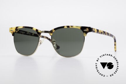 Ray Ban Clubmaster Bausch & Lomb USA Limited, original 90er Jahre Brille von RAY-BAN, USA, Passend für Herren Ray Ban Clubmaster Bausch & Lomb USA Limited, original 90er Jahre Brille von RAY-BAN, USA, Passend für Herren