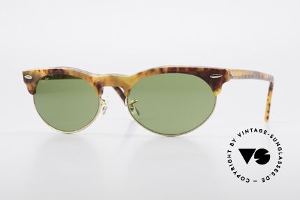 Ray Ban Oval Max 80er Bausch & Lomb Original, original 80er Jahre Sonnenbrille von RAY-BAN, USA, Passend für Herren und Damen