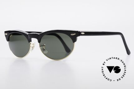 Ray Ban Oval Max 80er Bausch & Lomb Brille B&L, Bausch&Lomb G15 Qualitätsgläser; 100% UV Schutz, Passend für Herren und Damen