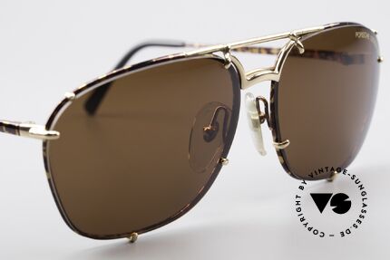 Porsche 5647 Herren Vintage Sonnenbrille, interessante Lackierung in "kastanie/schildpatt-gold", Passend für Herren