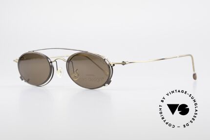 ProDesign P806 Clip On Sonnenbrille Polar, Lackierung in einer Art "messing" (wirklich sehr edel), Passend für Herren und Damen