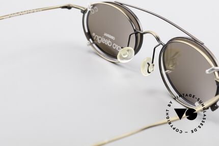 ProDesign P806 Clip On Sonnenbrille Polar, ungetragenes Exemplar in fühlbarer Spitzen-Qualität!, Passend für Herren und Damen