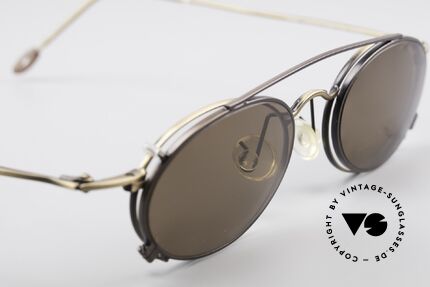 ProDesign P806 Clip On Sonnenbrille Polar, KEINE Retromode, sondern ein ca. 20 J. altes Original, Passend für Herren und Damen