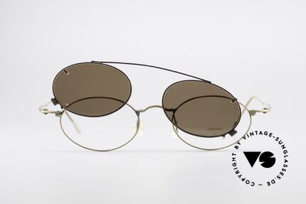 ProDesign P806 Clip On Sonnenbrille Polar, Größe: medium, Passend für Herren und Damen