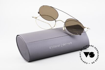 ProDesign P806 Clip On Sonnenbrille Polar, Größe: medium, Passend für Herren und Damen