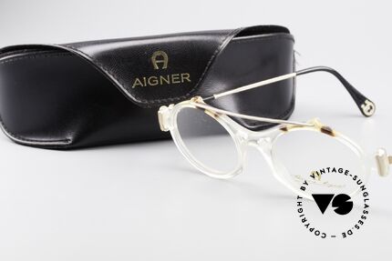 Aigner EA56 Echt 80er Luxus Brillenfassung, Größe: small, Passend für Damen