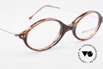 Giorgio Armani 378 90er Fassung Oval Medium, ein ungetragenes G. Armani Original aus den 90ern, Passend für Herren und Damen