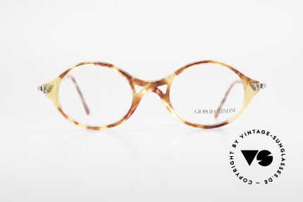 Giorgio Armani 339 Kleine Ovale Vintage Brille, absoluter Klassiker in Farbe und Form; zeitlos elegant, Passend für Herren und Damen