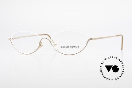 Giorgio Armani 1080 Alte 90er Designer Lesebrille, vintage 90er Giorgio Armani Lesebrillengestell, Passend für Herren und Damen