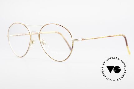 Giorgio Armani 120 Vintage Aviator Brille Herren, leichtgewichtiges Material und orig. Demo-Gläser, Passend für Herren