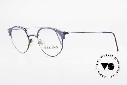 Giorgio Armani 377 Echt 90er Panto Brillengestell, großartige Kombination aus Eleganz & Top-Qualität, Passend für Herren und Damen